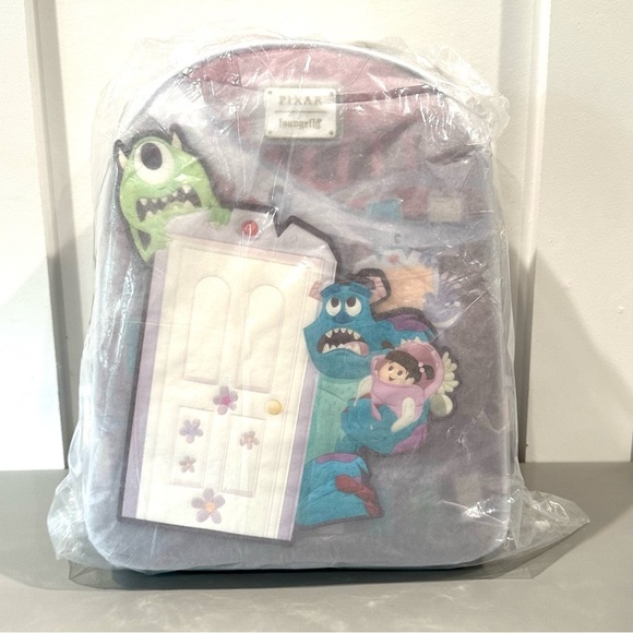 Loungefly Disney Pixar Monsters Inc Door Backpack - Picture 5 of 6